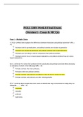 POLI 330N - Week 8 Final Exam 