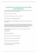 NURS 3100 Exam 2 Questions And Answers With Latest Study Quizzes