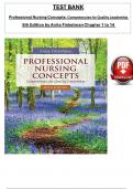 TEST BANK For Professional Nursing Concepts: Competencies for Quality Leadership 5th Edition by Anita Finkelman, ISBN: 9781284230888, All 14 Chapters Covered, Verified Latest Edition