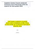 Captains Career Course analysed Common Core Final Exam done by experts for best grade 2024