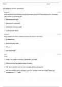 IB SEHS Multiple Choice Questions & Answers Solved 100% Correct!!