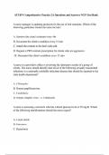 ATI RN Comprehensive Practice 2A Questions and Answers NGN Test Bank