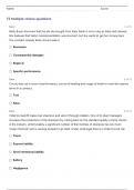 BUL 3310 Practice Quiz for Exam 2 (Solved) Questions Perfectly Answered To Score A+