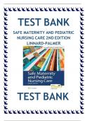 TEST BANK SAFE MATERNITY AND PEDIATRIC NURSING CARE 2ND EDITION LINNARD-PALMER