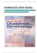 COMPLETE TEST BANK: Beckmann And Ling's Obstetrics And Gynecology 8th Edition By Dr. Robert Casanova (Author) Latest Update.