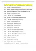 Radiant Logic FID Level I / ICS: Questions And Answers