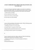 ATI RN COMPREHENSIVE PREDICTOR 180 QUESTIONS AND ANSWERS 2024