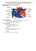 RN Exam 2 Study Guide-Critical Care STUDY REVIEW