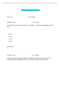 MATH302 STATISTICS QUIZ 2 (Study guide)