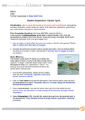 Gizmos Student Exploration: Carbon Cycle (answered) A+ solutions > latest fall 2021.