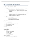 NSG 3047 - OB Final Exam Study Guide.