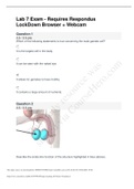 BIO 152 A&P II Lab 7 Exam- Portage Learning