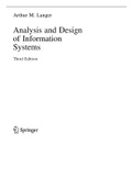 Analysis and Design of Information Systems