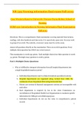 NR 599 Nursing informatics final exam Fall 2019 | Introduction to Nursing Informatics Final Examination