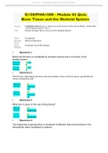 Exam (elaborations) G150/PHA1500 - Module 02 Quiz: Bone Tissue and the Skeletal System - 2019/20. Attempt Score 20/20.