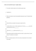 Liberty University BIOL 101Liberty University BIOL 101 quiz 1 Complete solution.