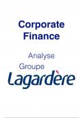 Corporate Finance analyse groupe Lagardère