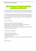 REE 4103 Exam 2 Study Guide 2024 Questions and Answers