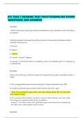 ATI TEAS 7 READING TEST PRACTICEENGLISH EXAMS QUESTIONS AND ANSWERS