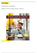 TEST BANK FOR PSYCHOLOGY 13TH EDITION DAVID G. MYERS NATHAN C. DEWALL|| Latest Edition