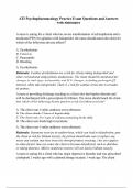 ATI Psychopharmacology Practice Exam Questions and Answers with Rationales