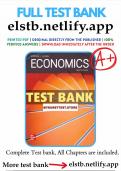 Economics 12th Edition by Slavin The Economics of  Pandemics Test Bank