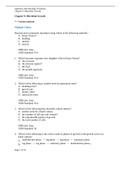 BIOLOGY 206 OpenStax Microbiology Test bank- Chapter 9: Microbial Growth