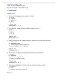 BIOLOGY 206 OpenStax Microbiology Test Bank- Chapter 13: Control of Microbial Growth