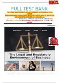 FULL TEST BANK THE LEGAL AND REGULATORY ENVIRONMENT OF BUSINESS 19TH EDITION BY MARISA ANNE PAGNATTARO (AUTHOR) LATEST UPDATE QUESTION AND ANSWERS (ANSWER KEY) GRADED A+  