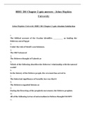 HIEU 201 Chapter 2 quiz answers - Johns Hopkins University