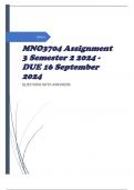 MNO3704 Assignment 3 Semester 2 2024 - DUE 16 September 2024