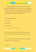 ASE Brakes A5 Test ( Exam 1 ), ASE A5  Brakes, ASE Brakes A5 ( Exam 3 ), ASE Brakes  A5 Test ( Exam 2 ) Questions & 100% Correct  Answers- Latest Test | Graded A+ | Passe