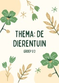 Themaplanning dierentuin groep 1/2