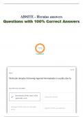 American Board of Surgery In-Training Examination (ABSITE) - Hernias answers  Questions with 100% Correct Answers