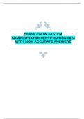  SERVICENOW SYSTEM ADMINISTRATOR CERTIFICATION 2024 WITH 100% ACCURATE ANSWERS