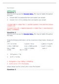 Chem 103 Module 1 to 6 Exam answers Portage learning