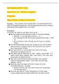 CHEM 103 Notebook entry for lab 7 _Molality Colligative properties (Portage learning)