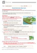 Test (elaborations) SCIENCE IB GIZMO- WaterCycle_CarbonCycle