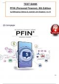 TEST BANK For PFIN (Personal Finance), 8th Edition by Billingsley,  Gitman & Joehnk's, ISBN: 9780357988046, All 15 Chapters Covered, Verified Latest Edition