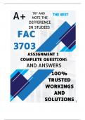 FAC3703 Assignment 1 (COMPLETE ANSWERS) Semester 2 2024 - DUE 7 September 2024