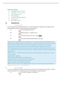 NURSING NCLEX HSOR Module 2 (Saunders, cognitive ability, Dots and Boxes) | Download To Score A