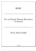 IICRC - Fire & Smoke Damage Restoration Technician - Full Test Guide 2024