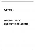 MAC3761 TEST 4 SUGGESTED SOLUTIONS 