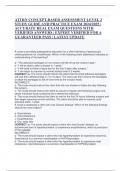 ATI RN CONCEPT-BASED ASSESSMENT LEVEL 2 STUDY GUIDE AND PRACTICE EXAM 2024/2025 | ACCURATE REAL EXAM QUESTIONS WITH VERIFIED ANSWERS | EXPERT VERIFIED FOR A GUARANTEED PASS | LATEST UPDATE