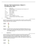 BC3030X: Billing And Coding WEEK 5 Part 1 2nd Attempt (With Answers)