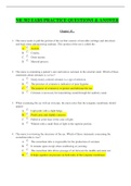 NR 302 EARS PRACTICE QUESTIONS & ANSWER / NR302 EARS PRACTICE QUESTIONS & ANSWER(LATEST)| -Chamberlain College of Nursing