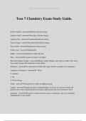 Teas 7 Chemistry Exam Study Guide.