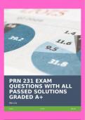 PRN 231 EXAM QUESTIONS WITH ALL PASSED SOLUTIONS GRADED A+