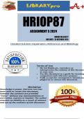 HRIOP87 Assignment 5 (RESEARCH REPORT) 2024 (545777) - DUE 25 October 2024