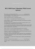 BUL 5810 Exam 3 Questions With Correct Answers